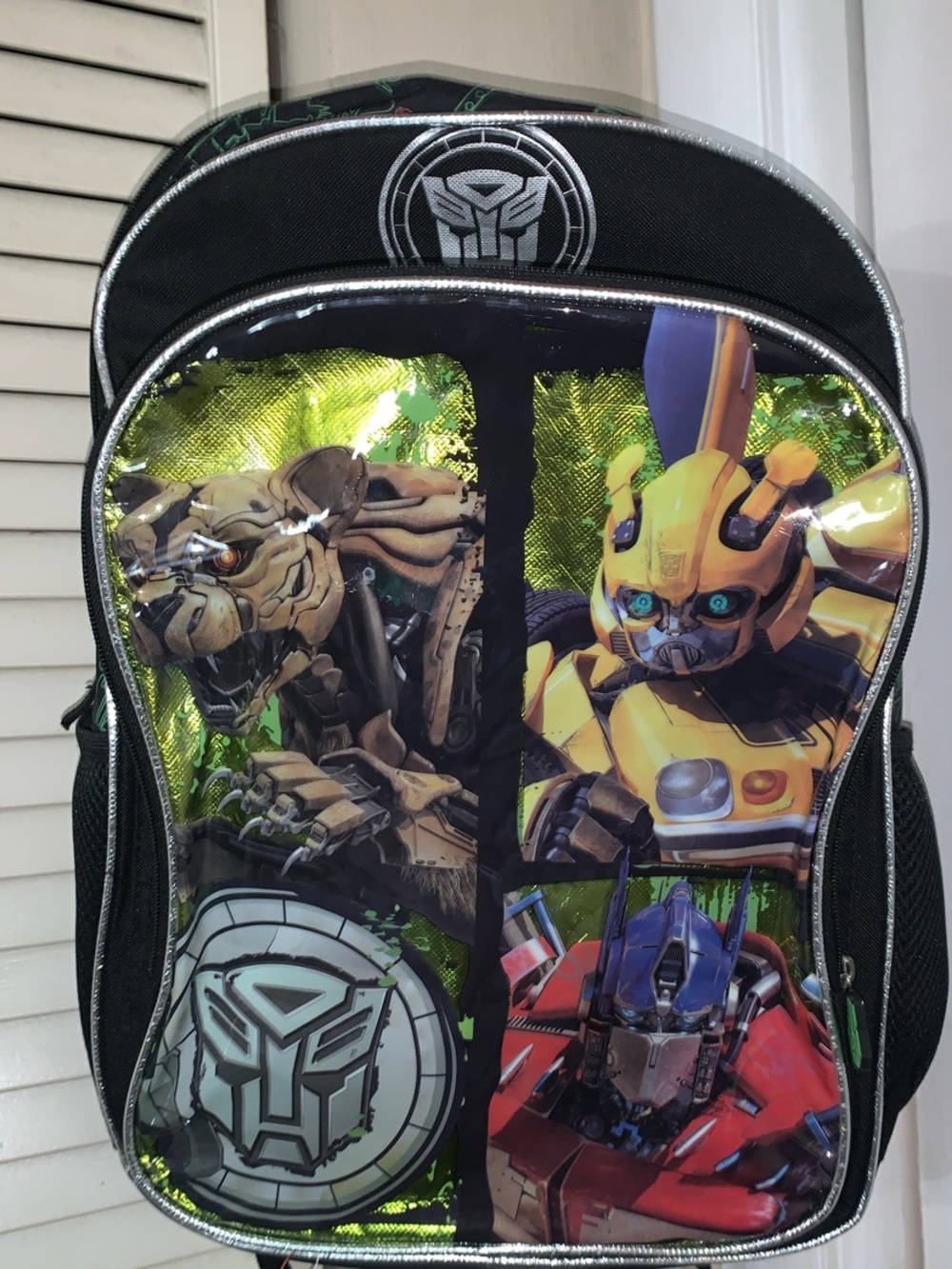 Target Kids Bumblebee and Transformers Character Backpack - Yellow/Black/Green